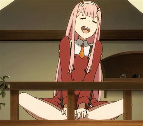 Zero two being naughty and cute • shaved pussy